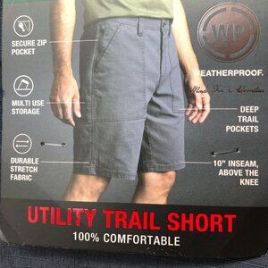 WEATHERPROOF UTILITY TRAIL SHORT 10" SIZE‎ 40 NEW WITH TAG